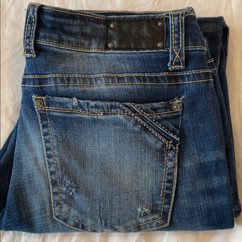 Buckle black jeans